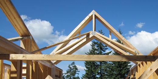 New home construction in South Surrey, BC Canada