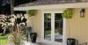 Hot tub and entertainment lounge for Crescent Beach home